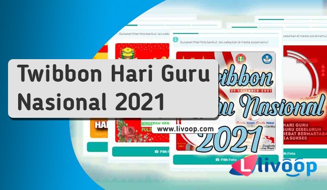 Twibbon Untuk Memperingati Hari Guru Nasional 2021