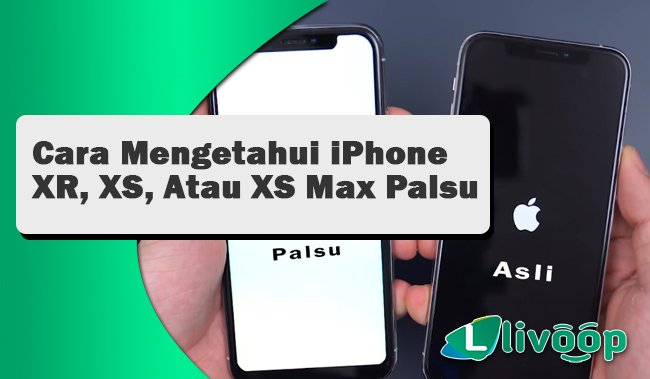 Cara Mengetahui iPhone XR, XS, Atau XS Max Palsu atau tidak