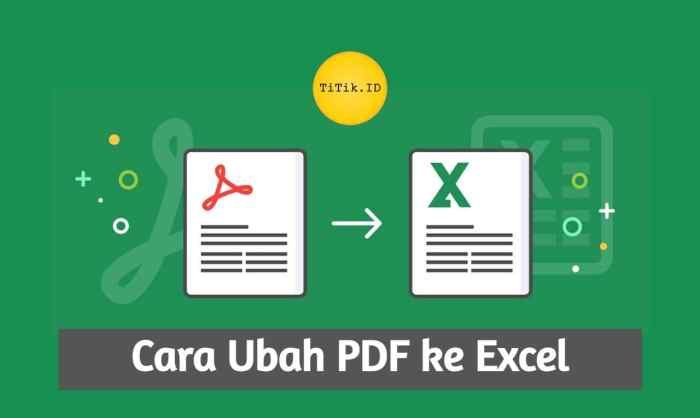 cara mengedit pdf menjadi excel