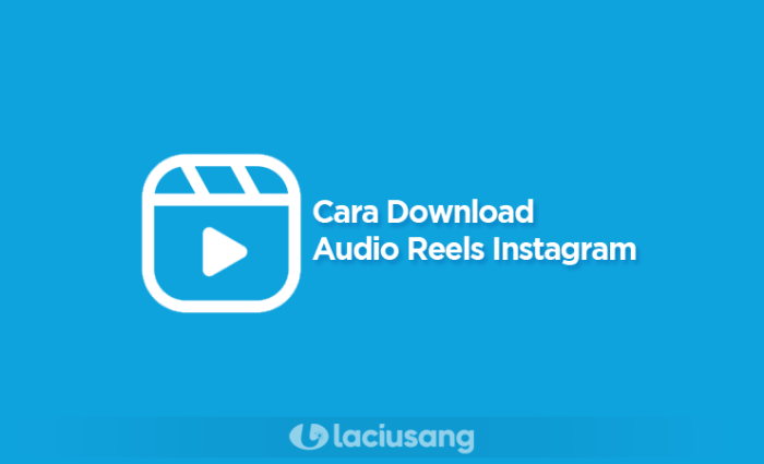cara download audio instagram terbaru